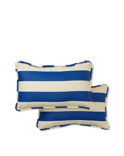 Set of 2 Solstice Rectangle Decorative Throw Pillows, [Marine]