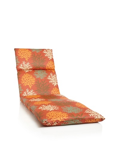 Waverly Sun-n-Shade Marine Life Chaise Lounge Cushion [Mango]