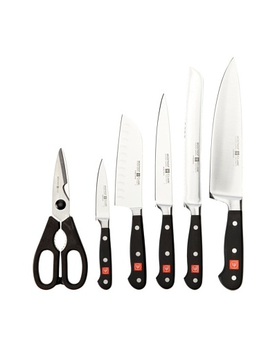 Wusthof 7-Piece Classic Jumbo Studio Knife Set, Cherry