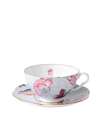 Wedgwood Cuckoo Teacup & Saucer Set, Blue