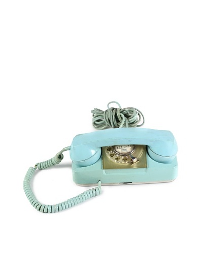 Western Electric Vintage Telephone, Turquoise
