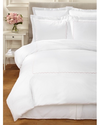 Westport Linens Scalloped Duvet Cover Set [Rose]