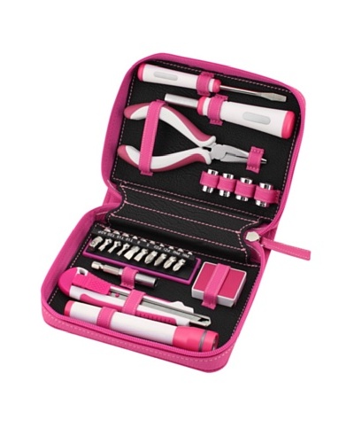 Wilouby 22-Piece Women's Tool Set in Pink