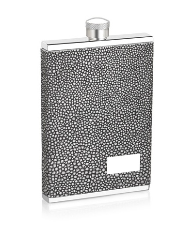 Wilouby 3-Oz. Slimline Flask with Stingray Italian Genuine Leather