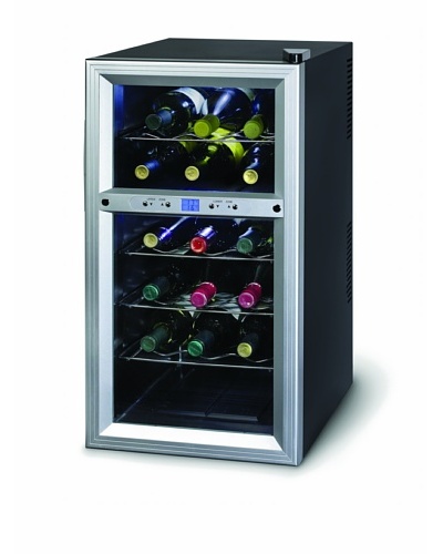 Kalorik Thermoelectric Dual-Zone 18-Bottle Ventilated Wine Cooler