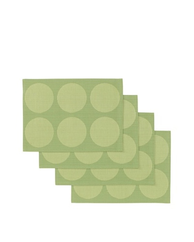 Winkler Set of 4 Rounds Jacquard Placemats [Kiwi]