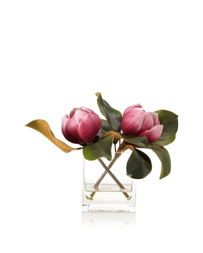 Winward Magnolia In Square Vase