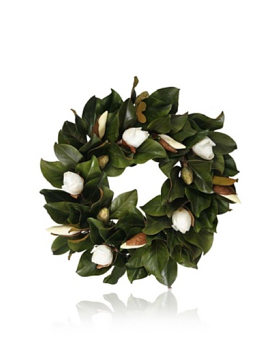 Winward Magnolia Bud Leaf Wreath