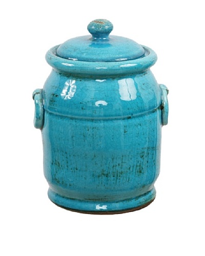 Winward Mini Olive Jar, French Blue