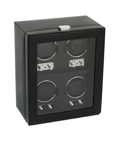 Wolf Designs 270602 Heritage Module 2.1 Four Watch Winder with Cover