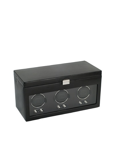 Wolf Designs 270502 Heritage Module 2.1 Triple Watch Winder with Cover and Storage