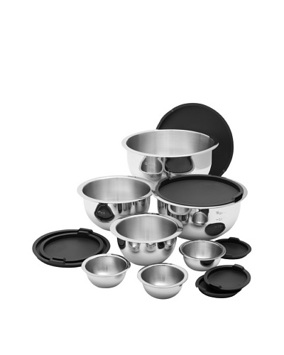 Wolfgang Puck 14-Piece Stainless Steel Mixing Bowl Set