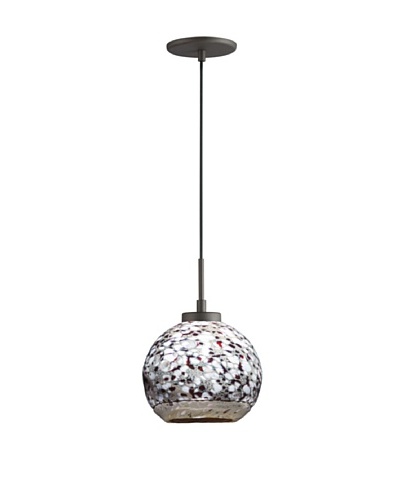 Woodbridge Lighting 13323MEB-BAL102 1-Light Mini Pendant, 7-Inch by 84-Inch Maximum, Metallic Bronze