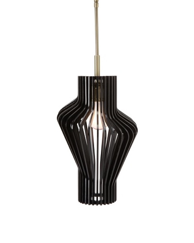 Woodbridge Lighting 14023CBR-W1A1WG Canopy 1-Light Mini-Pendant, Classic BrassAs You See