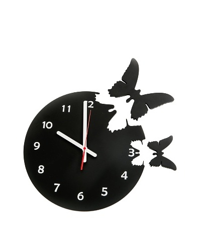 World Friendly World Butterfly In Flight Wall ClockAs You See