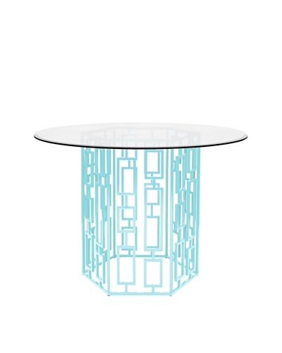 World’s Away Jackson Outdoor/Indoor Dining Table [Turquoise]