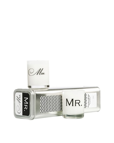 Xela Aroma Perfect Pair “Mr./Mrs.” 7.5-Oz. Candle Set