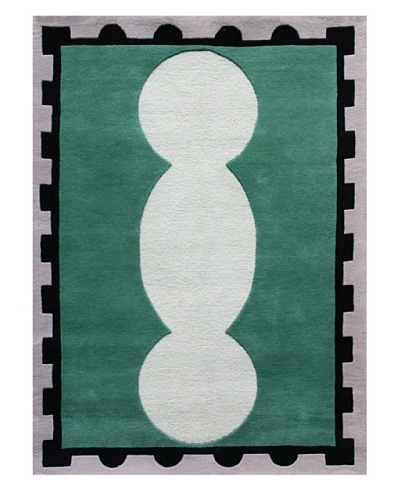 Chivalry for XpressWeave Griffin Rug [Green/Black/White]