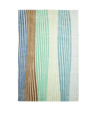 XpressWeave Riley Rhythms Rug [Blue/Green/White/Olive]