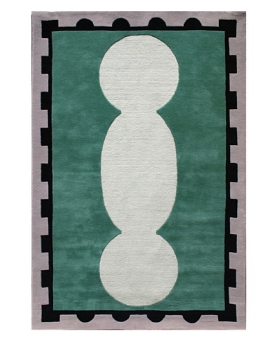 Chivalry for XpressWeave Griffin Rug [Green/Black/White]