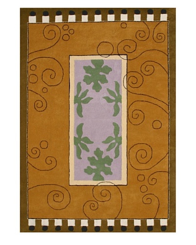 Gardens for XpressWeave Havana Gold Rug [Gold]