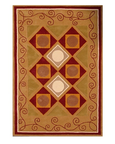 Tivoli for XpressWeave Siena Rug [Cream/Tan/Olive/Maroon]