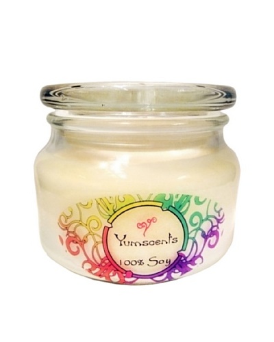 Yumscents 10-Oz. Hand-Poured Soy Candle In Apothecary Jar, Sandalwood