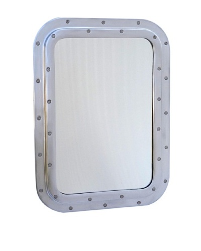 Zalva Submarine Rectangular Mirror, SteelAs You See