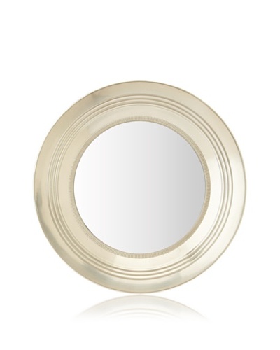 Zalva Round Mirror with Knurling