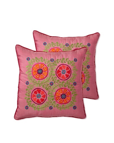 Zalva Set of 2 Antalia Pillows, 18 x 18