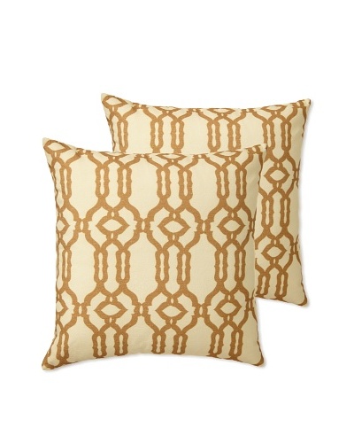 Zalva Set of 2 Fre Pillows, 18 x 18