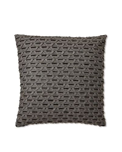 Zalva Tambura Decorative Pillow, Grey, 18″ x 18″