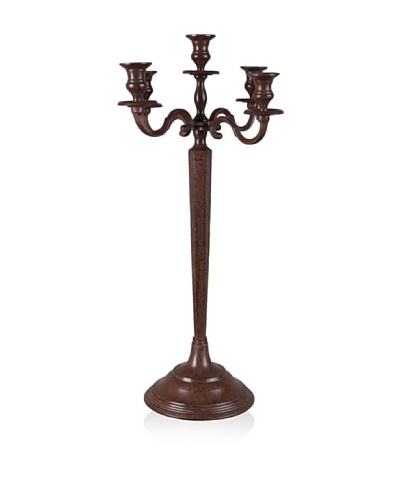 Zanzi Aluminum Candelabra Nickel Plate