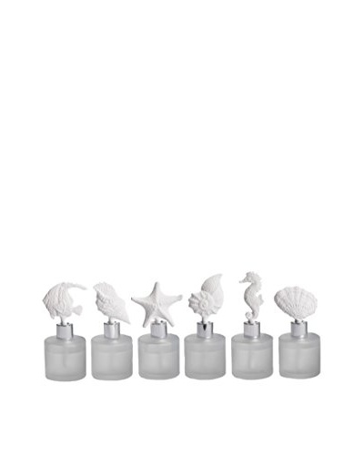 Zodax Set of 6 2.7-Oz. Del Mar Porcelain Diffusers