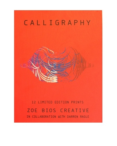 Zoe Bios Creative Set of 12 Calligraphy Limited Ed. Prints