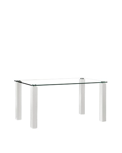 Zuo Flag Dining Table, White