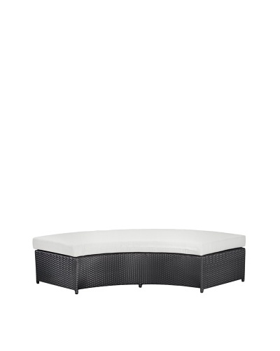 Zuo Outdoor Nova Scotia Round Bench, Espresso