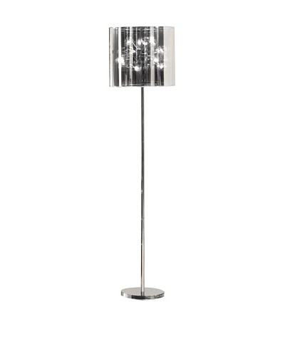 Zuo Quasar Floor Lamp, Chrome