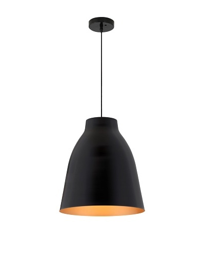 Zuo Bronze Ceiling Lamp, Matte Black