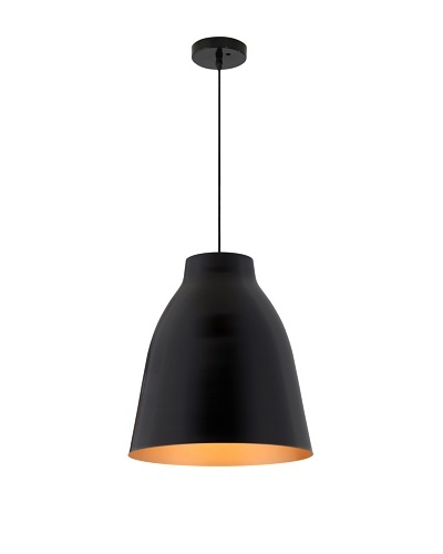 Zuo Bronze Ceiling Lamp, Matte Black