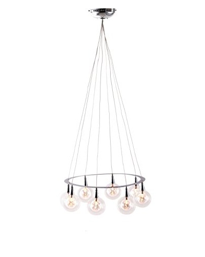 Zuo Radial Ceiling Lamp, Chrome