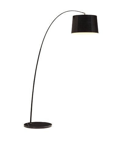 Zuo Twisty Floor Lamp, Black