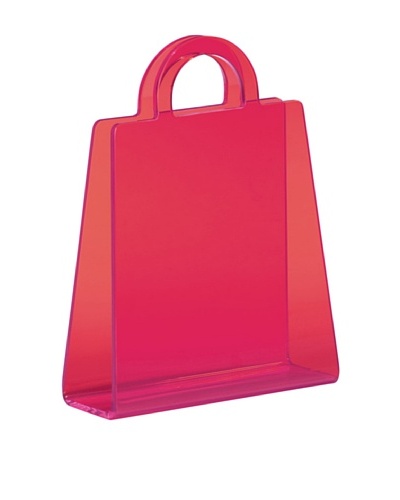 Zuo Purse Magazine Rack, Transparent PinkAs You See