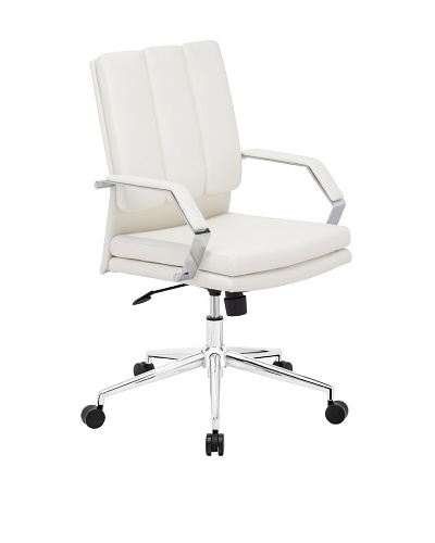Zuo Director Pro Office Chair, White