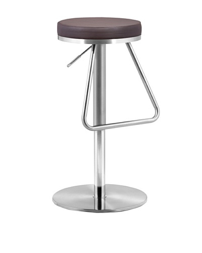 Zuo Soda Bar Stool, Espresso