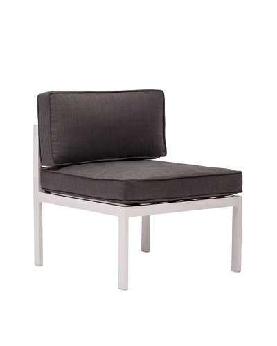 Zuo Outdoor Golden Beach Middle Single Seat, Grey