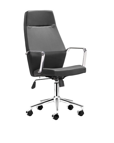 Zuo Holt High-Back Office Chair, Black