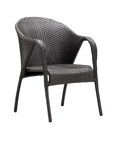 Zuo Outdoor Alma Chair, Espresso