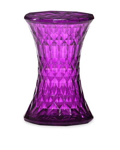 Zuo Prisma Stool [Transparent Purple]