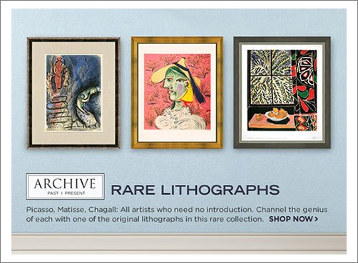 Art Brand: Rare Lithographs